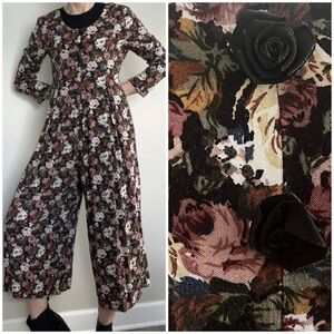 vintage 90’s FLORAL EXPRESS JUMPSUIT - small